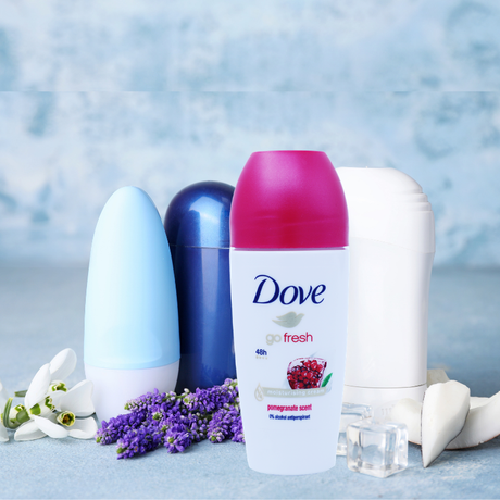 DOVE 50mL ANTIPERSPIRANT ROLL ON ADVANCED CARE 48H GO FRESH POMEGRANATE AND LEMON VERBENA SCENT