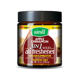 AIRALL 226g AIR FRESHENER SOLID 3 IN 1 ODOUR ELIMINATOR INFUSED WITH ESSENTIAL OILS APPLE CINAMON