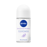NIVEA 50mL ANTI PERSPIRANT SENSITIVE PROTECT 72H 0% ALCOHOL AND PERFUME