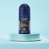 NIVEA 50mL ANTIPERSPIRANT ROLL ON MEN INTENSE PROTECTION STRENGTH 72H ANTI STRESS SWEATING