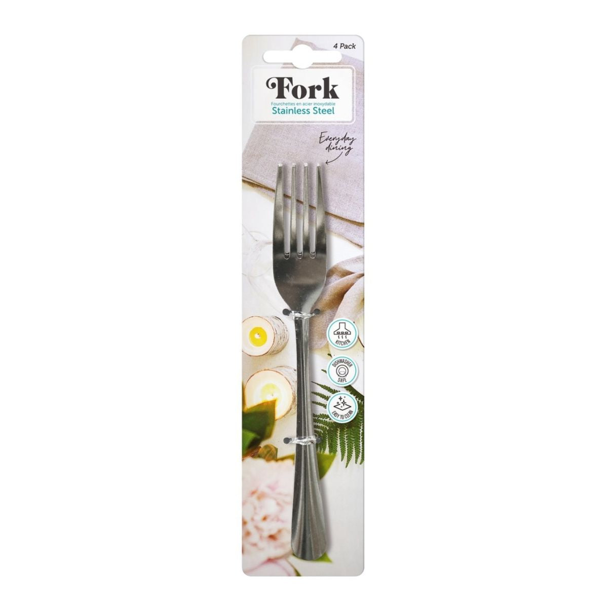 Stainless Steel Forks 4 Pack
