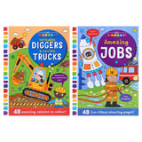 Kids Colouring Book Amazing Jobs 48pg