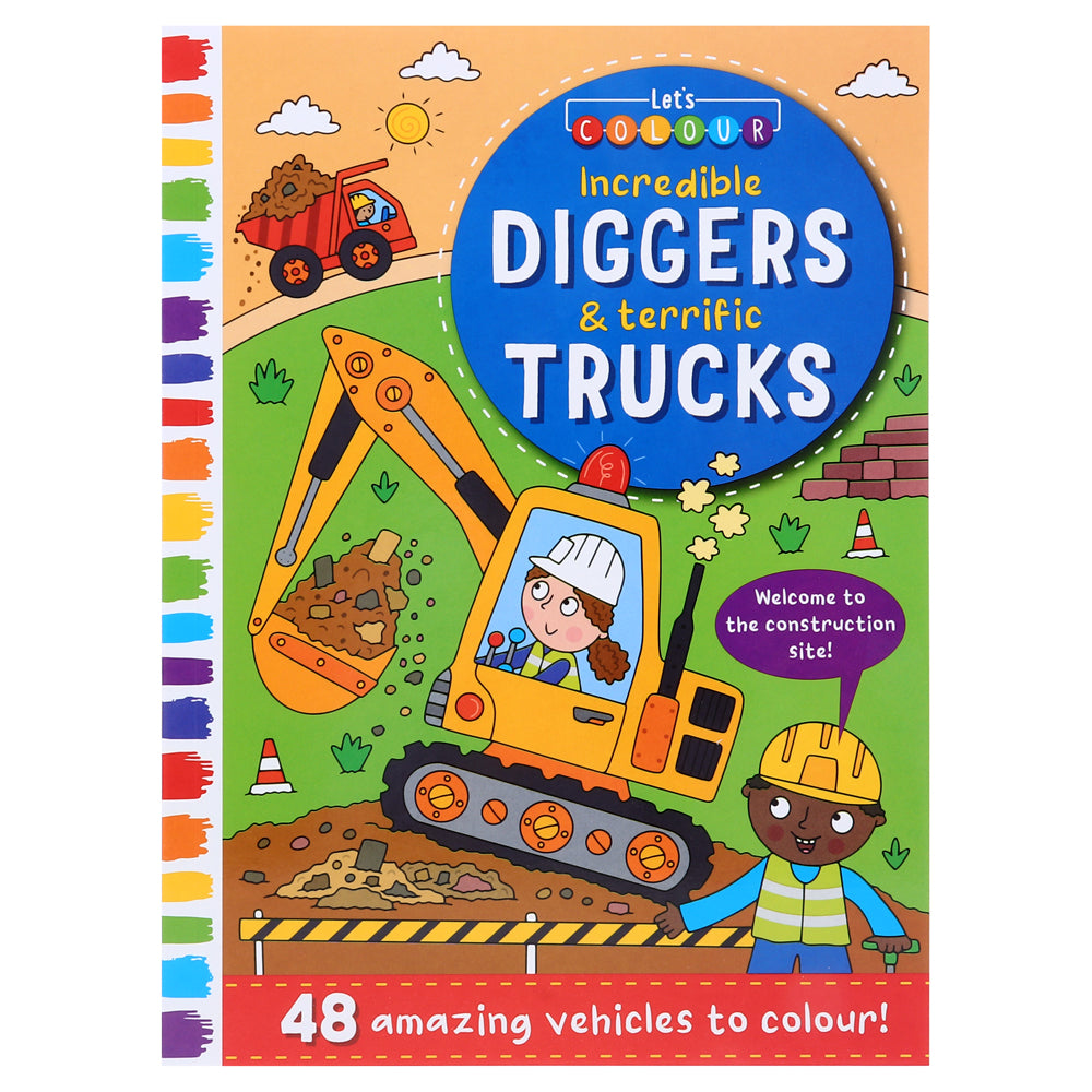 Kids Colouring Book Amazing Jobs 48pg