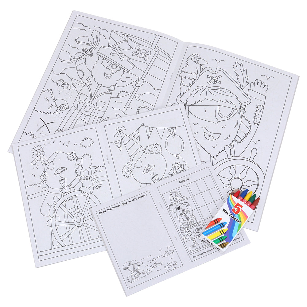Kids Colouring Pack with Crayons