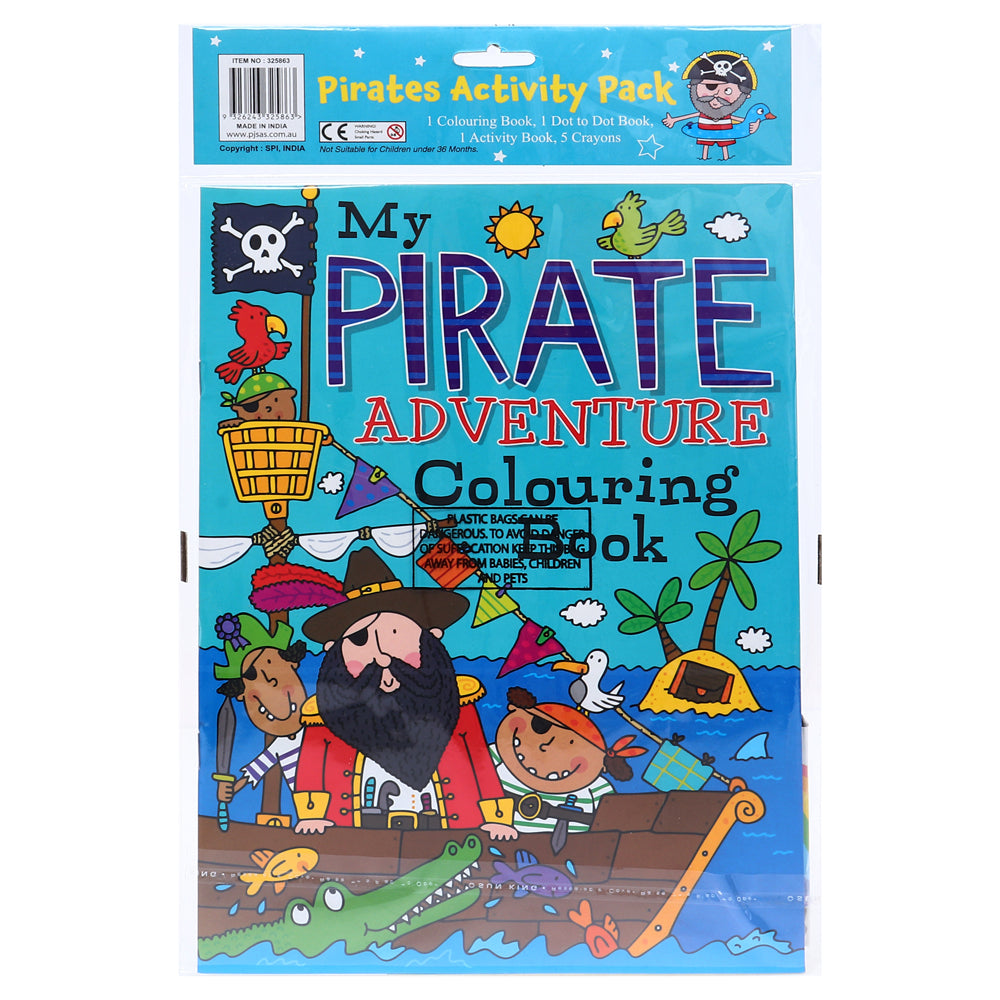 Kids Colouring Pack with Crayons