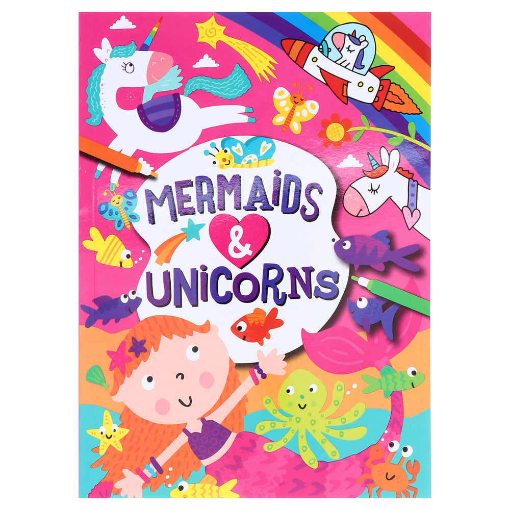 Book Kids Colouring & Activity Book 4 Assorted Designs 270mm x 195mm 48 Page