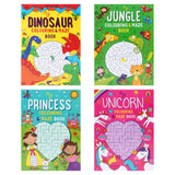 Kids Colouring & Maze Book 24pg