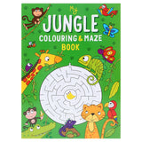 Kids Colouring & Maze Book 24pg