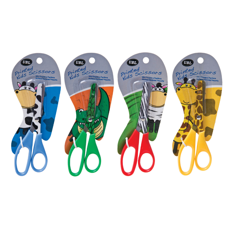 Kids Printed Animal Scissors