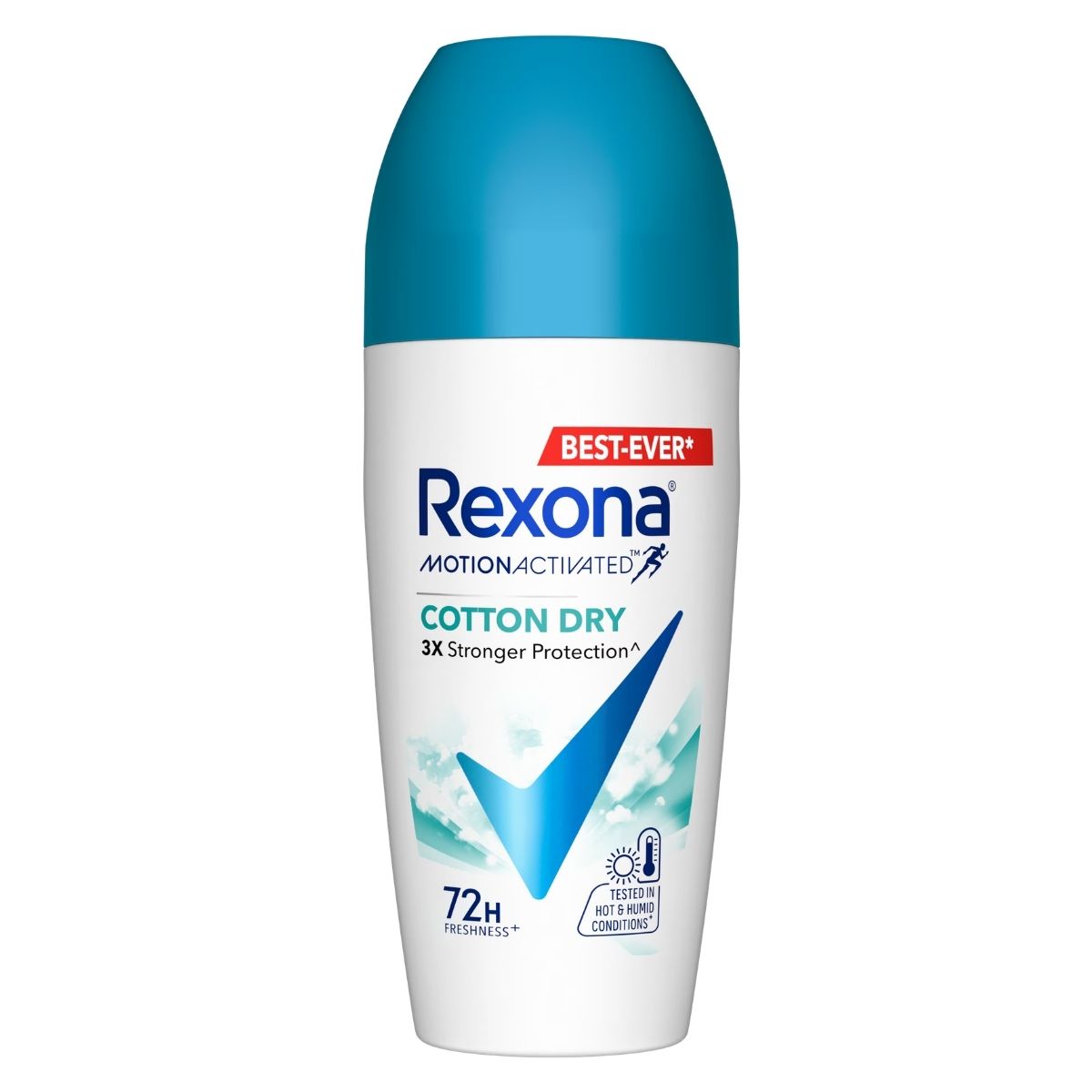 [3 for $12] Rexona Women Cotton Dry 72H Roll-On Deodorant 45ml