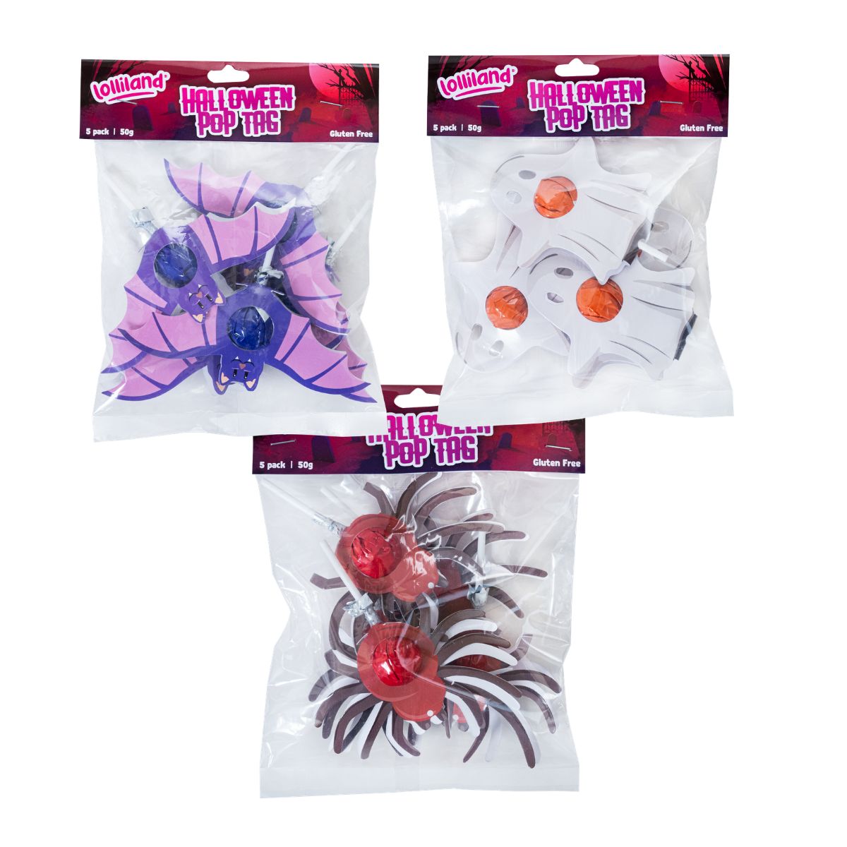 Halloween Pop Tag 5pk