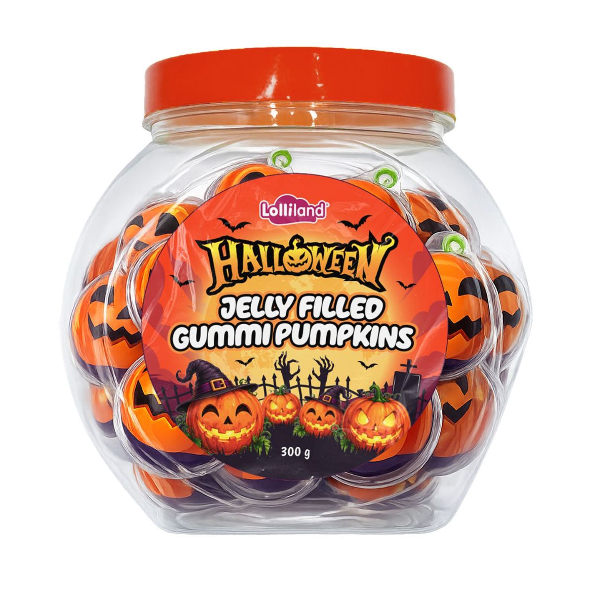 Jelly Filled Pumpkin Jar 300g x 20 units