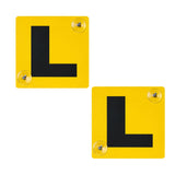 L Plate with Suction Cups – Learner Driver Sign NZ