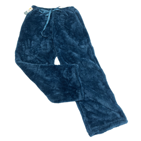 Ladies plush pyjama pants with pockets warm women’s lounge sleepwear sizes 8-18