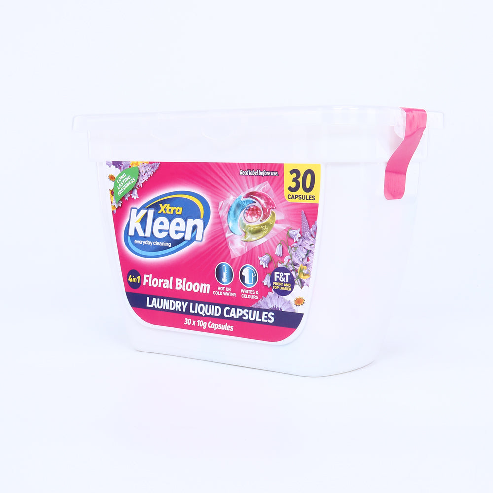 Laundry Liquid Capsule Disc Pods 30pk 4 in 1 – Floral Bloom