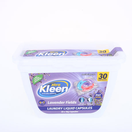 Laundry Liquid Capsule Disc Pods 30pk 4 in 1 – Lavender Fields