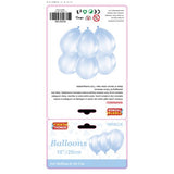 Light Blue Balloons 10 Pack – Pastel Party Decor