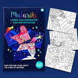 Matariki Colour-in Classroom Poster A4 x 36pcs