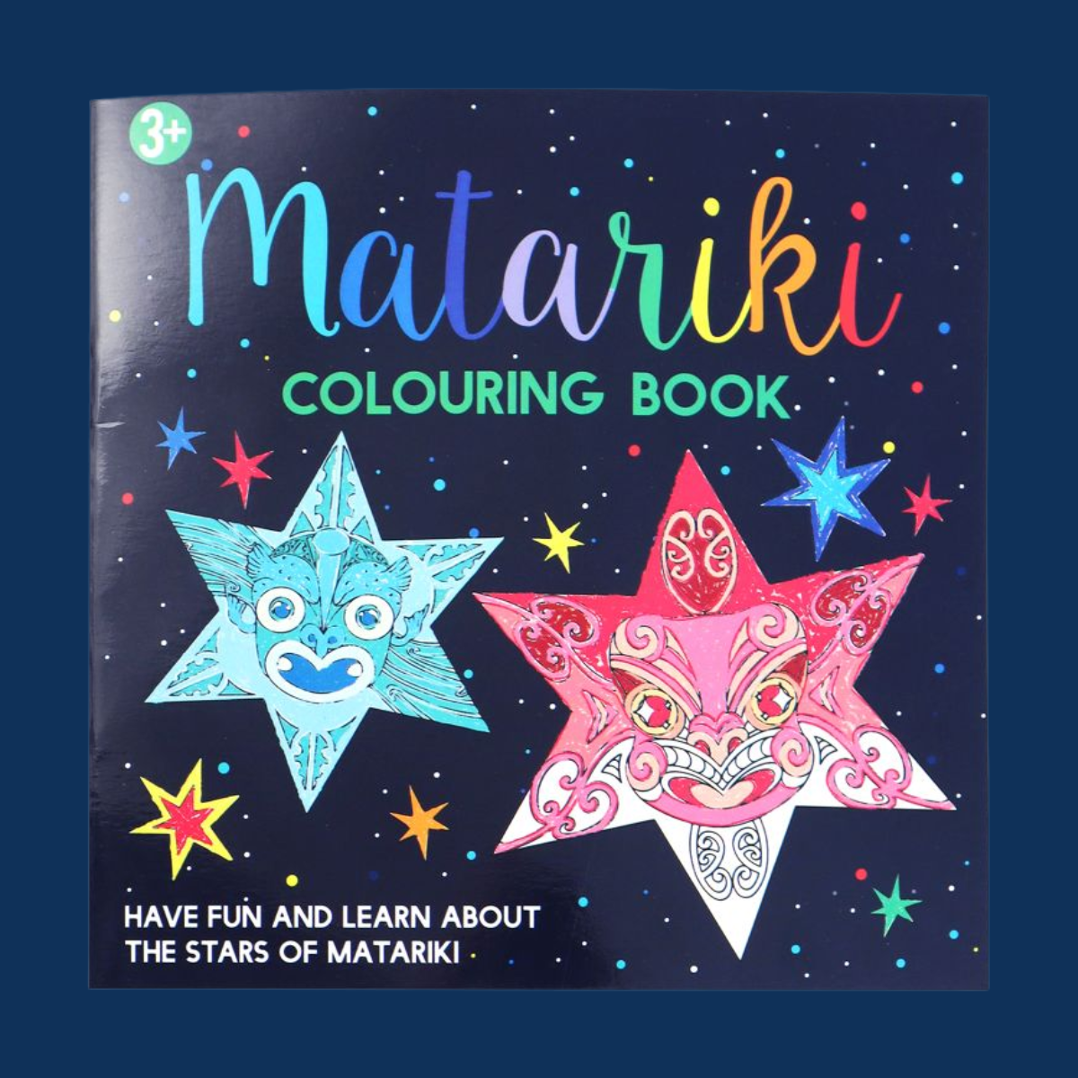 Matariki Colouring Book 32pgs 18x18cm