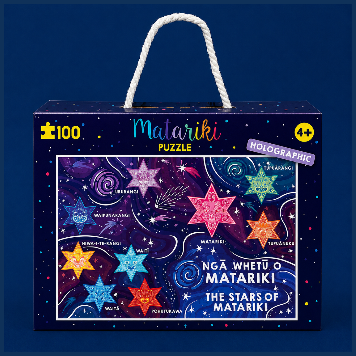 Matariki Puzzle Iridescent Foil 100pcs 34x50cm