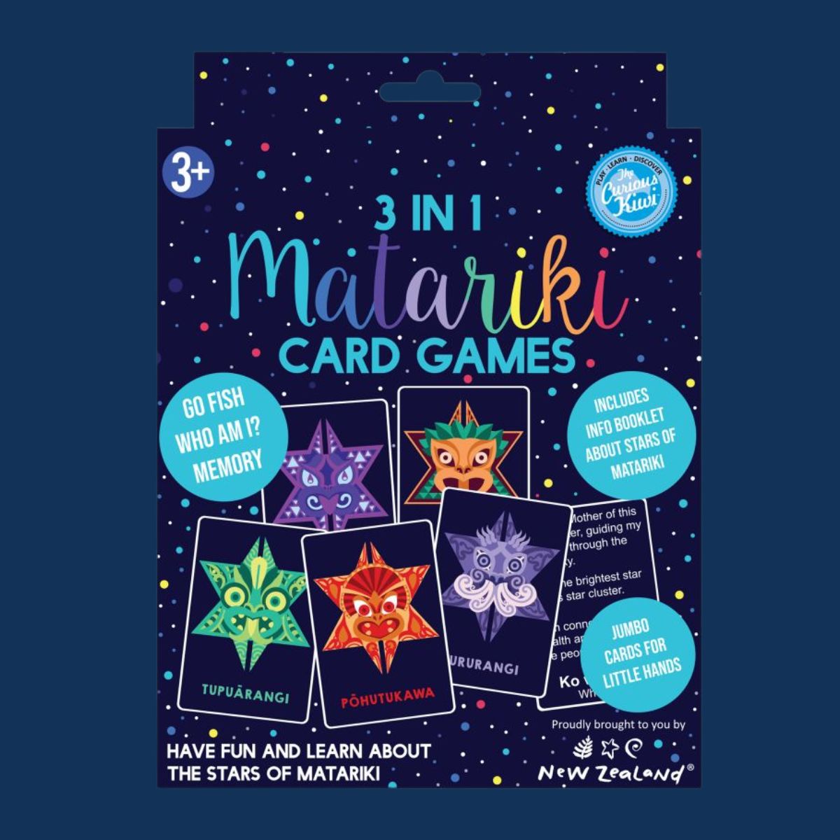 Matariki 3 in 1 Card Game Box Set