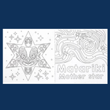 Matariki Colouring Book 32pgs 18x18cm