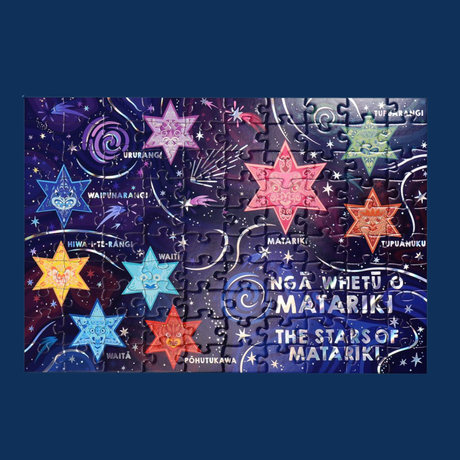 Matariki Puzzle Iridescent Foil 100pcs 34x50cm