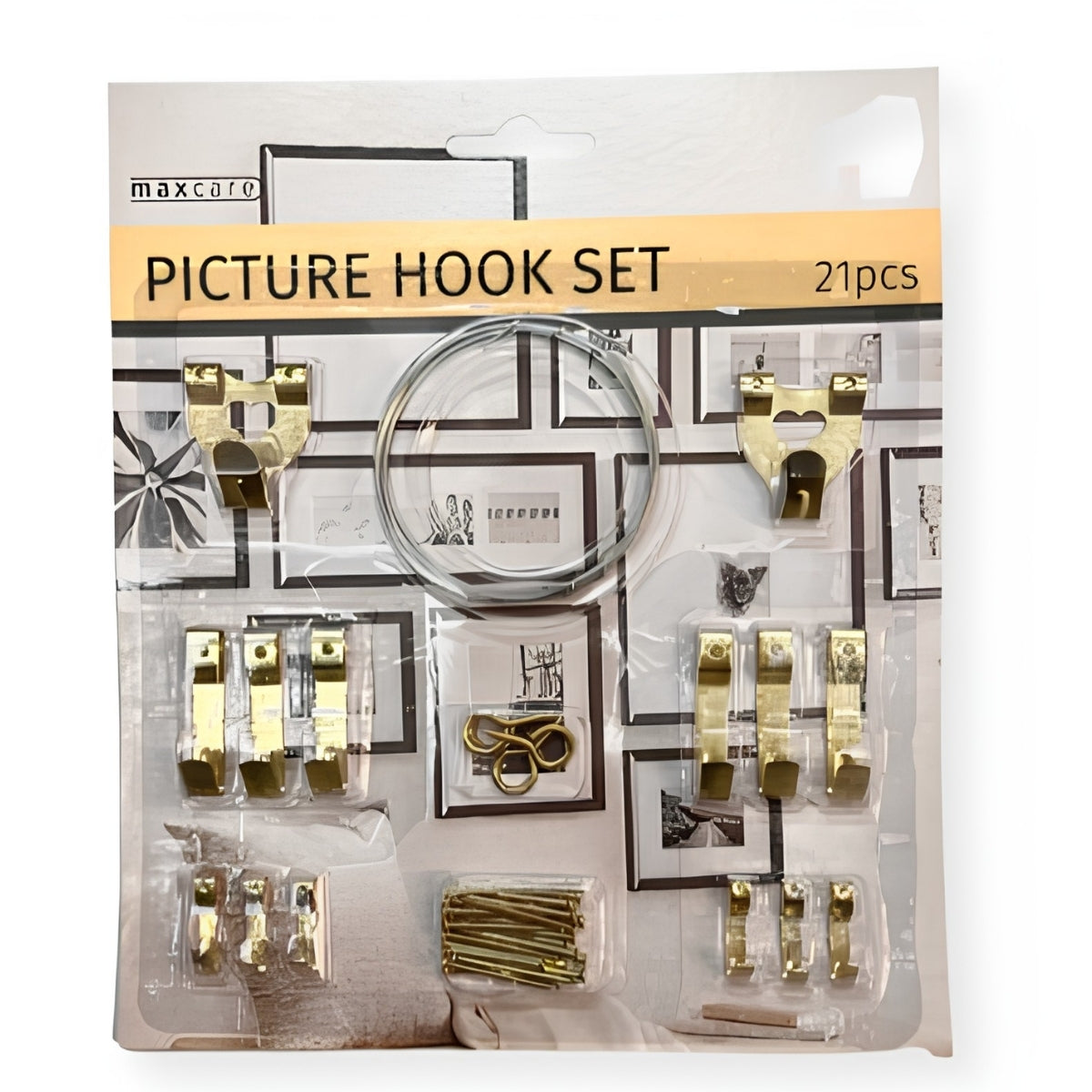 Maxcare Picture Hook Set 21pcs