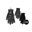 Men’s knit touchscreen winter gloves assorted styles
