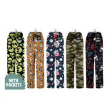 Men’s PJ Lounge Pants with Pockets – Comfortable Sleepwear M–3XL