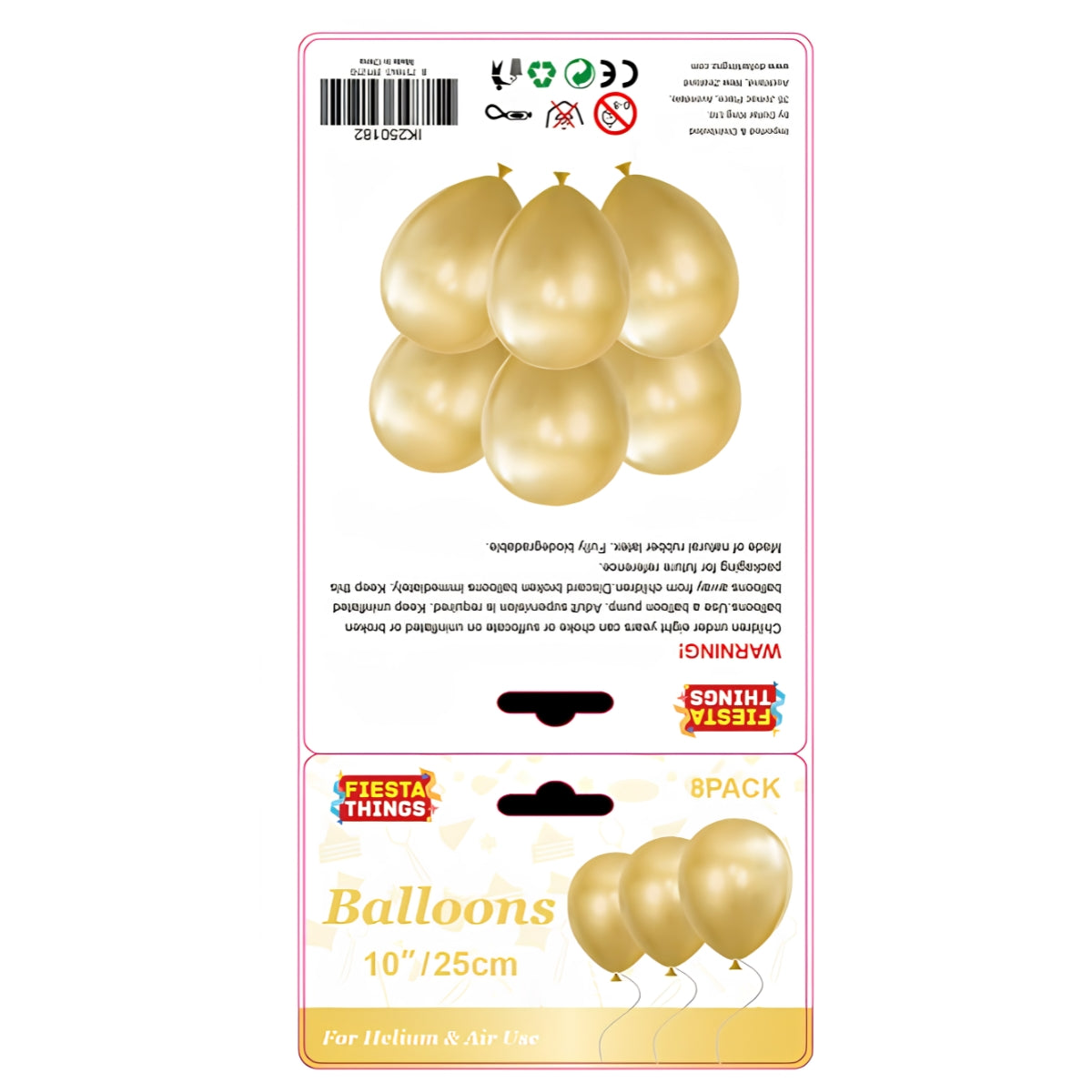 Metallic Gold Chrome Balloons – Luxury Event Decoration