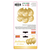 Metallic Gold Chrome Balloons – Luxury Event Decoration