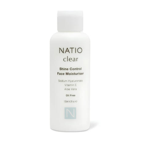 Natio Clear Shine Control Face Moisturiser 125ml
