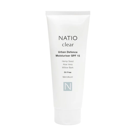 Natio Clear Urban Defence Moisturiser SPF15 100ml