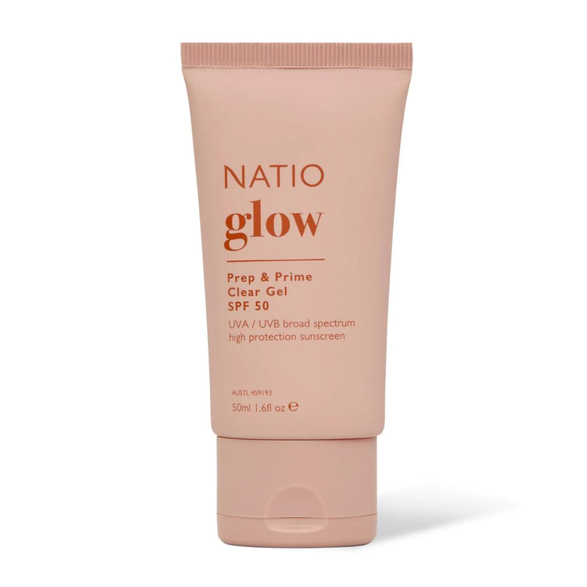 Natio Prep & Prime Glow Clear Gel SPF50 50ml
