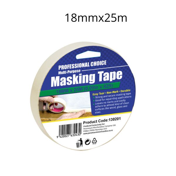 General Purpose Masking Tape18mmx25m