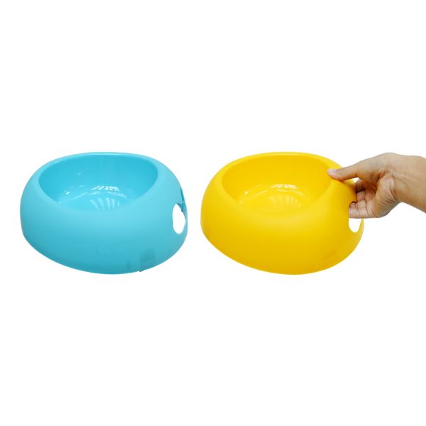 Pet Bowl with Holder 500mL 2 Assorted Colours