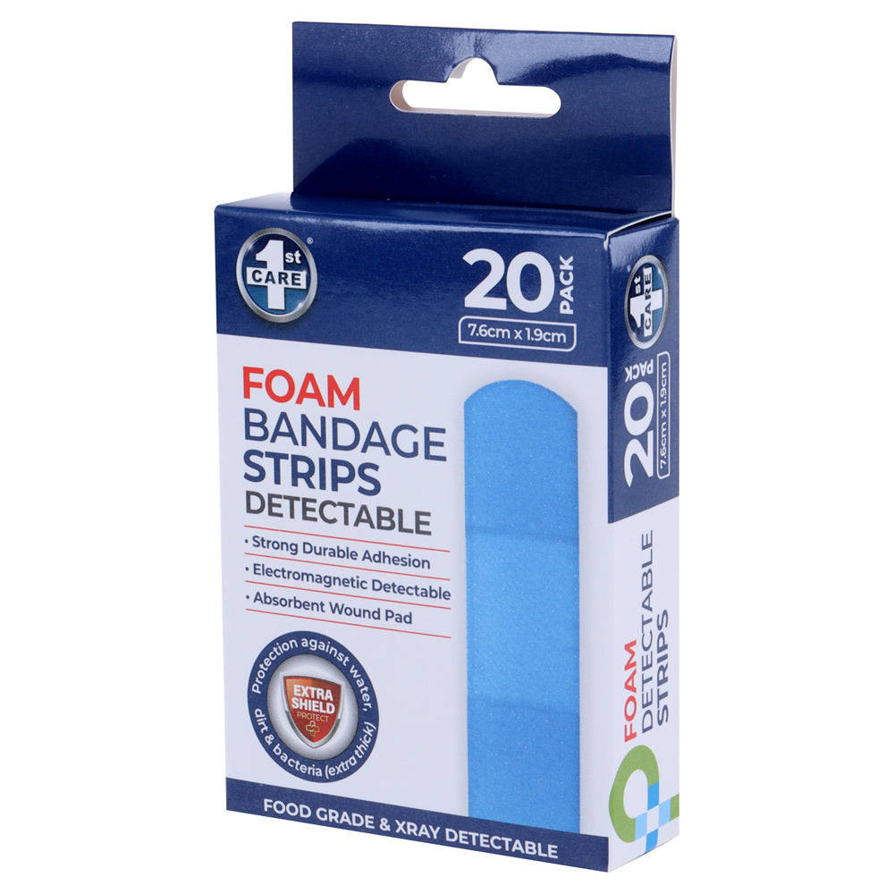 Blue Detectable Bandage Strips 20pk