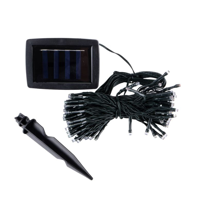 light solar fairy light 100LED 7.5M multiclour