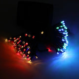 light solar fairy light 100LED 7.5M multiclour