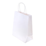 Craft Paper Bags White 27cm x 22cm x 11cm 2pk