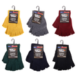GLOVES FINGERLESS KIDS BASIC KNIT SCHOOL COLOURS