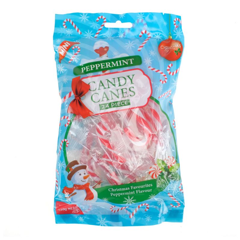 Candy Cane Mini Peppermint 24pk 5g