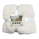 BLANKET CORAL FLEECE EMBOSSED 125CM X 150CM ASSORTED COLOURS