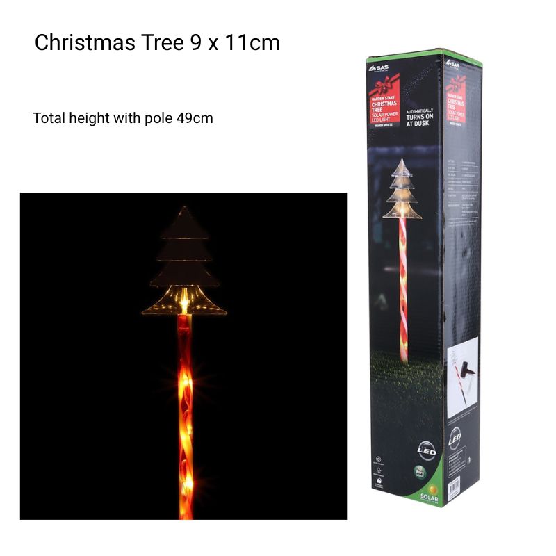 light stake tree 5LED warm white