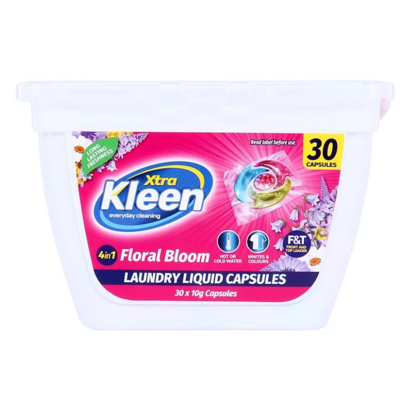 Laundry Liquid Capsule Disc Pods 30pk (4 in 1) - Floral Bloom