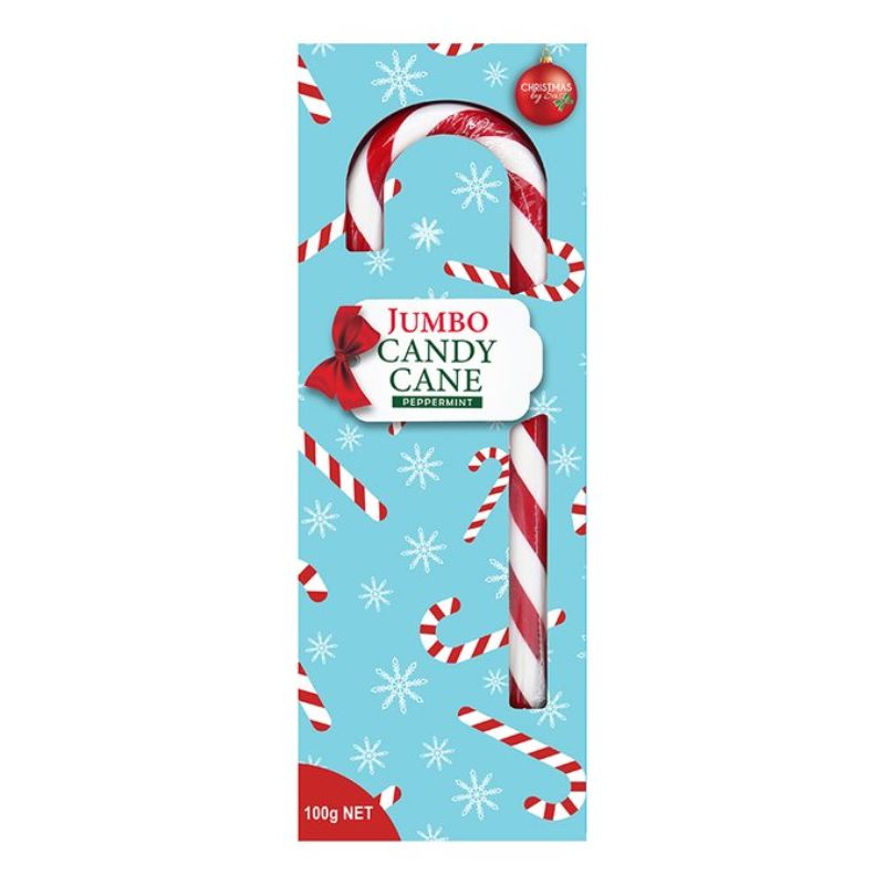 Candy Cane Jumbo Peppermint 23cm 100g