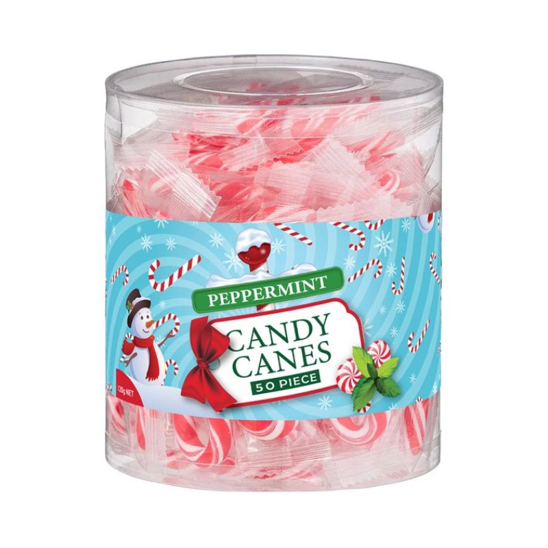 Candy Cane Mini Peppermint 50pk