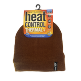 BEANIE WOMENS HEAT CONTROL THERMAL LINED BASIC KNIT