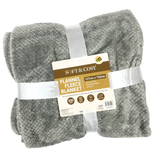 BLANKET FLANNEL FLEECE JACQUARD 127CM X 152CM